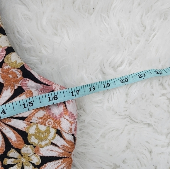 Banana Republic Floral Jacquard Sleeveless Mini Dress With Pockets. Size 4P. New - Picture 6 of 9